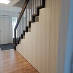 Einbauschrank unter Treppe